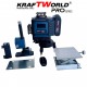 Επαγγελματικό Λέιζερ Αλφάδι Kraftworld PRO 4×360° – Οθόνη Αφής, Τηλεχειριστήριο & Πλήρες Σετ σε Βαλίτσα